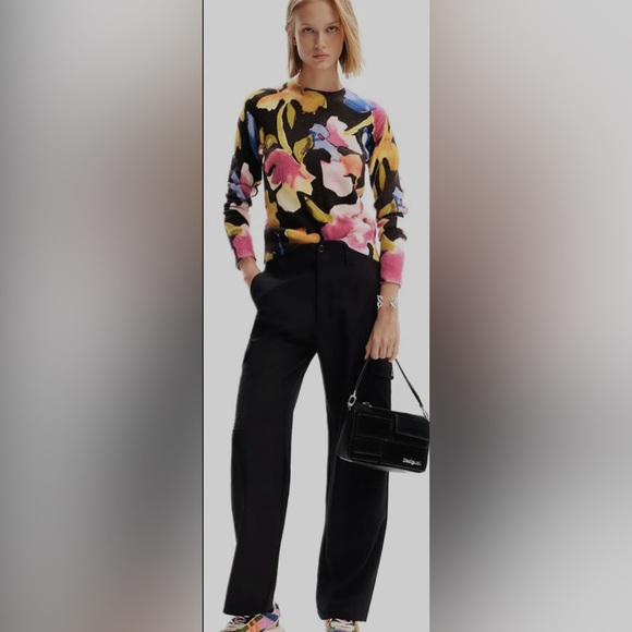Desigual Sweaters - Desigual Women's Woman Flat Knit Thin Gauge Pullover